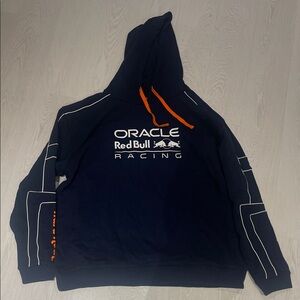 Hard Rock Cafe Black and Orange Hoodie